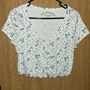 Floral crop top